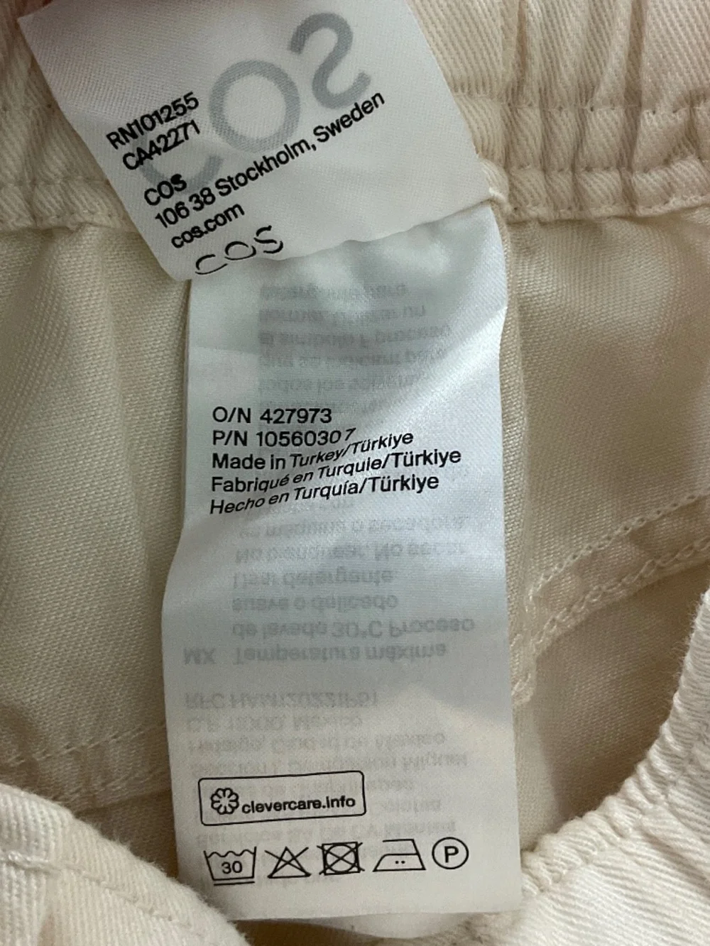 COS‎ Barrel Leg Drawstring Trousers